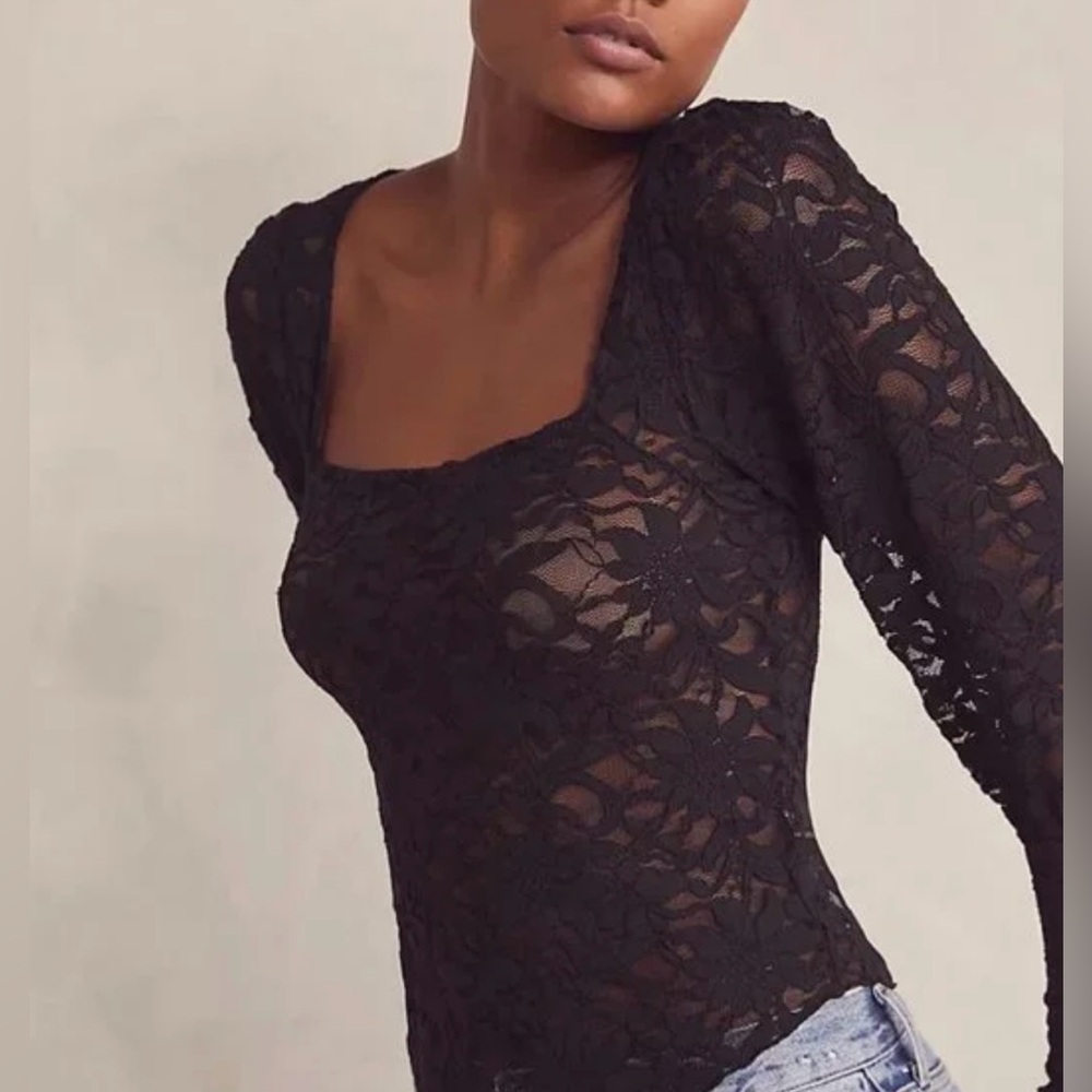 NWT Free People Long Distance Layering Top